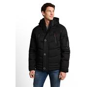 Steppjacke TOM TAILOR, Herren, Gr. 3XL, schwarz, Web, Obermaterial: 100% Polyester. Futter: 100% Polyester, regular fit taillenbedeckt, elastischer Bund, Jacken Steppjacke, mit Kapuze (39458704-XXXL) 