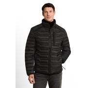 Steppjacke TOM TAILOR, Herren, Gr. M, schwarz, Web, Obermaterial: 100% Polyester. Futter: 100% Polyester, unifarben, regular fit hüftbedeckend, Rundhals, elastischer Bund, Jacken Steppjacke, mit Stehk