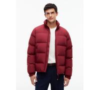 Steppjacke TOMMY HILFIGER "DOWN STAND PUFFER JKT", Herren, Gr. XL, rot (burgundy), Web, Obermaterial: 100% Polyester. Futter: 100% Polyester. Füllung: 90% Daunen, 10% Federn, regular fit, Jacken Stepp