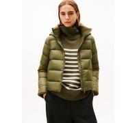 Steppjacke TOMMY HILFIGER "LW DOWN CASUAL JACKET", Damen, Gr. XL (42), utility olive, Steppware, Obermaterial: 100% Nylon, unifarben, regular fit, Jacken Steppjacke, mit Logoprägung (36778941-XL) util