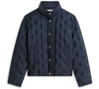 Steppjacke TOMMY HILFIGER "LW DOWN FLAG QUILT JACKET", Damen, Gr. S (36/38), dunkelblau, Steppware, Obermaterial: 100% Polyester, unifarben, normal, Jacken Steppjacke, Kunstfaser (45363866-S) dunkelbl