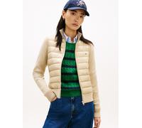 Steppjacke TOMMY HILFIGER "LW KNIT MIX PADDED JACKET", Damen, Gr. S (36), sandalwood, Steppware, Obermaterial: 100% Nylon, unifarben, hüftlang, Jacken Steppjacke (46130607-S) sandalwood