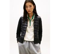 Steppjacke TOMMY HILFIGER "LW KNIT MIX PADDED JACKET", Damen, Gr. XXXL(46), schwarz, Steppware, Obermaterial: 100% Nylon, unifarben, hüftlang, Jacken Steppjacke (93850747-XXXL)