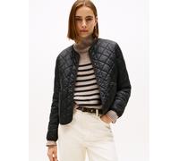 Steppjacke TOMMY HILFIGER "LW PADDED REG QUILTED JACKET", Damen, Gr. XS (34), schwarz, Steppware, Obermaterial: 100% Nylon, unifarben, regular fit, Rundhals, Jacken Steppjacke (51002145-XS) schwarz