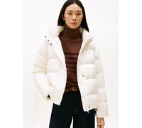 Steppjacke TOMMY HILFIGER "MODERN DOWN REG JACKET", Damen, Gr. XL (42), ivory silk, Steppware, Obermaterial: 100% Polyester, unifarben, Jacken Steppjacke (67746561-XL) ivory silk