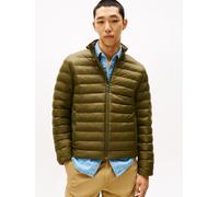 Tommy Hilfiger Regular Fit Steppjacke mit Logo-Stitching in Gruen, Größe M