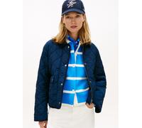Tommy Hilfiger Steppjacke Padded Flag Quilted Jacket Damen Regular Fit Schwarz/Night Navy XL (42)