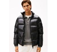 Steppjacke TOMMY HILFIGER "SHINY DOWN STAND PUFFER", Herren, Gr. 3XL, schwarz, Web, Obermaterial: 100% Polyester, regular fit normal, elastischer Bund, Jacken Steppjacke, Winterjacke, Outdoorjacke, gl