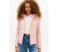 Steppjacke TOMMY HILFIGER "STRETCH NYLON LW DOWN JACKET", Damen, Gr. L (42/44), foggy pink, Steppware, Obermaterial: 93% Polyester, 7% Elasthan, unifarben, regular fit, Jacken Steppjacke (35567068-L)