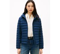 Steppjacke TOMMY HILFIGER "STRETCH NYLON LW DOWN JACKET", Damen, Gr. XS (34), schwarz night navy, Steppware, Obermaterial: 93% Polyester, 7% Elasthan, unifarben, regular fit, Jacken Steppjacke (863321