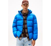 Steppjacke TOMMY JEANS "TJM ESSENTIAL DOWN JACKET EXT", Herren, Gr. M, blau (vibrant indigo), Web, Obermaterial: 100% Polyamid. Futter: 100% Polyester, Jacken Steppjacke, Winterjacke Outdoorjacke Gefü
