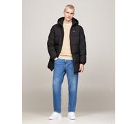 Steppjacke TOMMY JEANS "TJM ESSENTIAL DOWN PARKA", Herren, Gr. XXL, schwarz, Web, Obermaterial: 100% Polyester. Futter: 100% Polyester. Füllung: 70% Daunen, 30% Federn, relaxed fit normal, elastischer