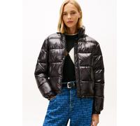 Tommy Jeans Damen Tjw Pckbl Hd ESS Pffr Shiny EXT Dw0Dw22039 Pufferjacke, Black (Black), S