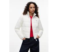 Steppjacke TOMMY JEANS "TJW REG PADDED JACKET", Damen, Gr. M (40), weiß (ecru), Steppware, Obermaterial: 100% Nylon. Futter: 100% Polyester. Füllung: 100% Polyester, unifarben, normal, Jacken Steppjac