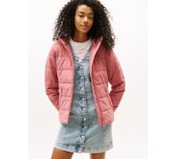 Tommy Jeans Damen Tjw Slim Lw Hooded Padded Jacket Dw0dw20959 Pufferjacke, Pink (Tahiti Berry), M EU
