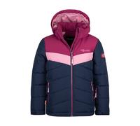 Steppjacke TROLLKIDS "GIRLS GRYLLEFJORD JACKET", Kinder, Gr. 176, blau (navy, plum, mauve), Steppware, Obermaterial: 100% Polyester. Futter: 100% Polyester. Wattierung: 100% Polyester, mit Klettversch