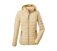 Steppjacke G.I.G.A. DX BY KILLTEC "Uyaka Stripe" Gr. 50, gelb (hellgelb) Damen Jacken Steppjacken (50712563-50)