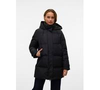 Steppjacke VERO MODA "VMLEONIELEA DOWN JACKET NOOS GA", Damen, Gr. L, schwarz, Web, Obermaterial: 100% Polyester, unifarben, Rippbündchen, Jacken Steppjacke (32880965-L) schwarz