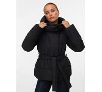 Steppjacke VERO MODA "VMMIA KATE JACKET NOOS", Damen, Gr. M, schwarz, Web, Obermaterial: 100% Polyester, unifarben, normal, elastischer Bund, Jacken Steppjacke, Polyester (46774763-M) schwarz
