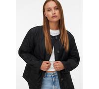 Vero Moda Regular Fit Steppjacke mit einreihiger Knopfleiste Modell 'MILLIE' in Black, Größe L