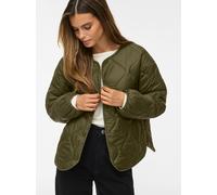 Steppjacke VILA "VIDUNE LIGHT JACKET - NOOS", Damen, Gr. 36, grün (forest night), Steppware, Obermaterial: 100% Polyamid, unifarben, regular fit normal, Rundhals, Jacken Steppjacke, Kunstfaser (859577