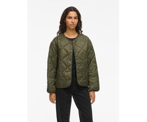 Steppjacke VILA "VIDUNE LIGHT JACKET - NOOS", Damen, Gr. 40, deep depths, Steppware, Obermaterial: 100% Polyester, unifarben, regular fit normal, Rundhals, Jacken Steppjacke, Kunstfaser (60267008-40) 