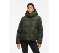 Steppjacke VILA "VIMILJA PADDED PUFFER - NOOS", Damen, Gr. 34, deep depths, Web, Obermaterial: 100% Polyester, unifarben, regular fit, Jacken Steppjacke (69567663-34) deep depths