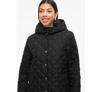 Steppjacke VILA "VITATE L/S HOODED JACKET - NOOS", Damen, Gr. 40, schwarz (schwarz beauty), Web, Obermaterial: 100% Polyester, unifarben, regular fit, Jacken Steppjacke, Kunstfaser (79941769-40) schwa