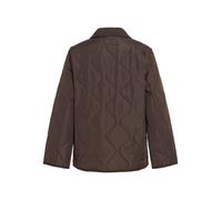 Steppjacke VILA "VITATE L/S QUILT DETAIL JACKET - NOOS", Damen, Gr. 36, braun (coffee bean detail:tone in tone), Web;Cord;Steppware, Obermaterial: 100% Polyester, unifarben, hüftlang, Jacken Steppjack