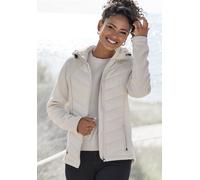 Steppjacke VIVANCE, Damen, Gr. 38, beige, Fleece, Obermaterial: 100% Polyester. Futter: 100% Polyester. Füllung: 100% Polyester, Jacken Steppjacke, mit Strickfleece-Ärmeln (85248420-38) beige