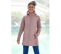 Steppjacke VIVANCE, Damen, Gr. 46, rosa (altrosa), Steppware, Obermaterial: 100% Polyester. Ärmel: 100% Polyester, Jacken Steppjacke, mit Strickfleece-Ärmeln (62416443-46) altrosa
