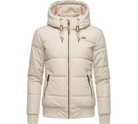 Steppjacke wasserdicht mit Kapuze "Nuggys Solid" Beige XXXL