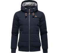 Steppjacke wasserdicht mit Kapuze "Nuggys Solid" Navy XXXL