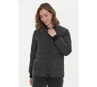 Steppjacke WEATHER REPORT "Eilish", Damen, Gr. 42, grau (dunkelgrau), Kunstfaser, unifarben, normal, Rundhals, Jacken Steppjacke, in tollem Steppdesign (20924632-42) dunkelgrau