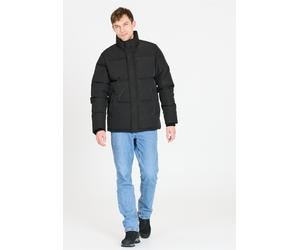 Steppjacke WEATHER REPORT "Klippan", Herren, Gr. XL, schwarz, 100% Polyester, unifarben, normal, hoch geschlossener Ausschnitt, Jacken Steppjacke, mit wasserabweisender Membran und warmem Polster (527