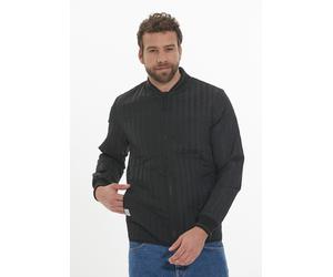 Steppjacke WEATHER REPORT "Palle", Herren, Gr. M, schwarz, 100% Polyester, unifarben, normal, Rundhals, Jacken Steppjacke, mit praktischen Seitentaschen (32007919-M) schwarz