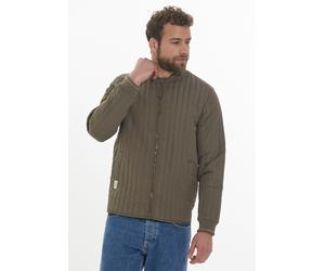 Steppjacke WEATHER REPORT "Palle", Herren, Gr. S, grün (olivgrün), 100% Polyester, unifarben, normal, Rundhals, Jacken Steppjacke, mit praktischen Seitentaschen (34350063-S) olivgrün