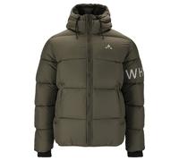Steppjacke WHISTLER "Drift", Mädchen, Gr. 128, grau (dunkelgrün, schwarz), 100% Nylon, unifarben, normal, Rundhals, Jacken Steppjacke, mit isolierendem Futter (54708057-128) dunkelgrün, schwarz