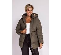 Steppjacke ZHRILL "ZHNIEKA", Damen, Gr. XXL, grün, Web, Obermaterial: 100% Polyester. Futter: 100% Polyester. Wattierung: 100% Polyester, unifarben, normal Po-bedeckend, Rundhals, Jacken Steppjacke, m