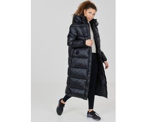 Steppmantel ATHLECIA "Elly", Damen, Gr. 32, schwarz, 100% Nylon, unifarben, lang, Mäntel Steppmantel, mit innovativer Primaloft-Wattierung (40685422-32) schwarz