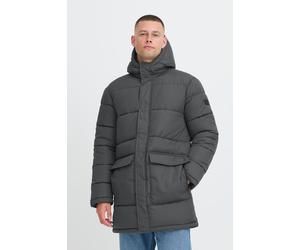 Steppmantel BLEND "BHElkas", Herren, Gr. S, forged iron, 100% Polyester, unifarben, normal normal, ohne Ausschnitt, Mäntel Steppmantel, Wärmender Steppmantel mit Kapuze (22438767-S) forged iron