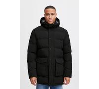 Steppmantel BLEND "BHUkendt", Herren, Gr. L, schwarz, 85% Polyester, 15% Polyamid, unifarben, regular fit Po-bedeckend, Windstopperbündchen, Mäntel Steppmantel, Wärmender Basic Steppmantel (19823546-L