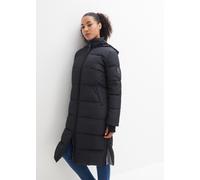 Steppmantel BONPRIX "Daunenmantel mit recycelter Daune und isolierender Wärmetechnologie", Damen, Gr. 38, schwarz, Obermaterial: 100% Polyester. Futter: 100% Polyester. Kapuzenfutter: 94% Polyester, 6