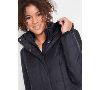 Steppmantel BONPRIX "Steppmantel mit abnehmbarer Kapuze", Damen, Gr. 52, schwarz, Obermaterial: 100% Polyester. Futter: 100% Polyester. Ärmelfutter: 100% Polyester, unifarben, oversize, Mäntel Steppma