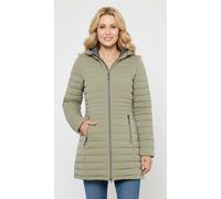 Steppmantel "CAFORLA OT", Damen, Gr. 42, helloliv, Obermaterial: 100% Polyester. Futter: 100% Polyester. Wattierung: 100% Polyester, G.I.G.A. DX BY KILLTEC, Mäntel Steppmantel, Leichtes Material, wärm