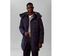 Steppmantel CALVIN KLEIN "LS CLASSIC BONDED DOWN LONG", Herren, Gr. L, schwarz sapphire, Web, Obermaterial: 100% Polyester. Futter: 100% Polyester. Füllung: 80% Daunen, 20% Federn, unifarben, regular
