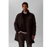 Steppmantel CALVIN KLEIN JEANS "LS CLASSIC BONDED DOWN LONG", Herren, Gr. XXL, schwarz, Web, Obermaterial: 100% Polyester. Futter: 100% Polyester. Füllung: 80% Daunen, 20% Federn, unifarben, regular f
