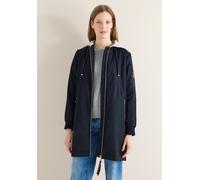 Steppmantel CECIL, Damen, Gr. M (40), blau navy, Stoff, Obermaterial: 100% Polyester; Futter: 100% Polyester; Füllung: 100% Polyester, Kapuze: 66% Polyester, 34% Baumwolle, unifarben, comfort fit knie