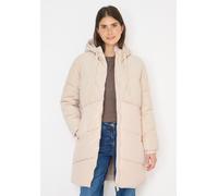 Cecil Damen Puffer-Mantel mit Cordmix und Teddy Weiß XL