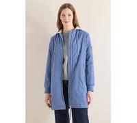 Steppmantel CECIL, Damen, Gr. XL (44), blau (coal blau), Stoff, Obermaterial: 100% Polyester. Futter: 100% Polyester. Füllung: 100% Polyester, Kapuze: 66% Polyester, 34% Baumwolle, unifarben, comfort